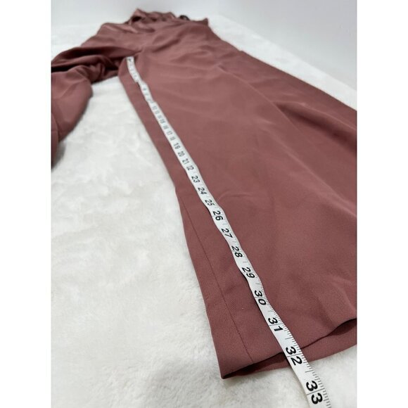New After Six Size 12R Sienna High-Neck Halter Open-Back Jumpsuit *Stains* - Picture 10 of 16